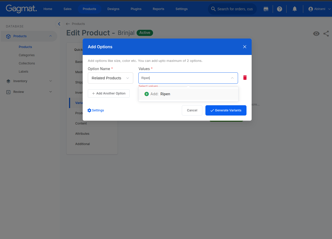 How can I create product variants?