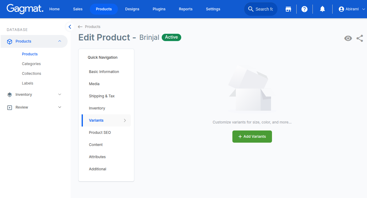 How can I create product variants?