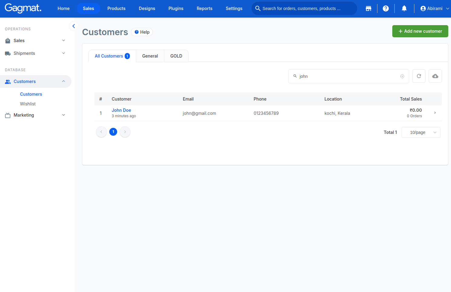 How to create customer manually?