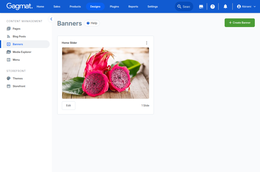 How can I create or edit a banners?