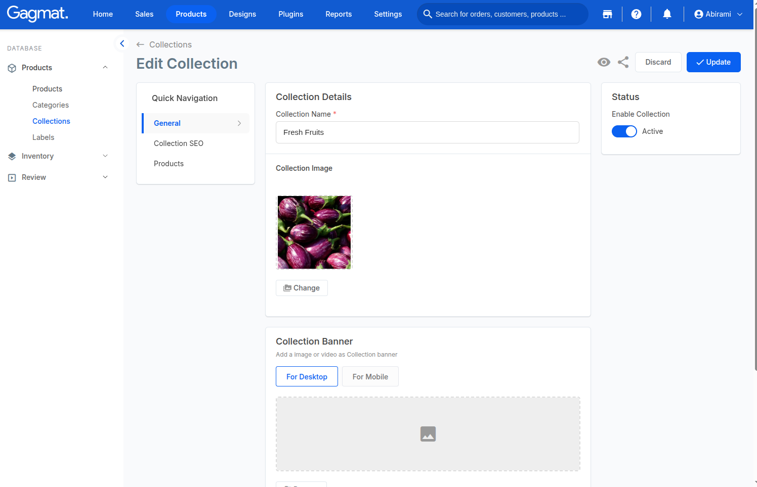 How do I create a product collection?