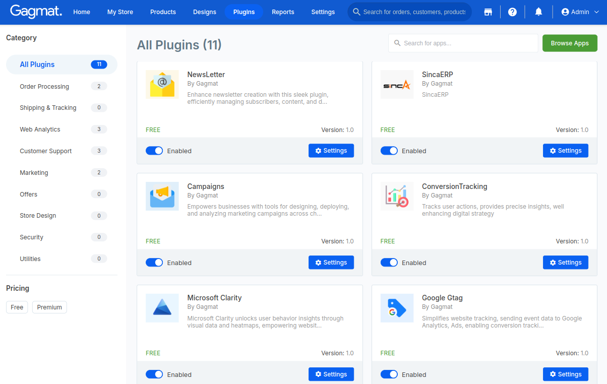 How to enable plugins?