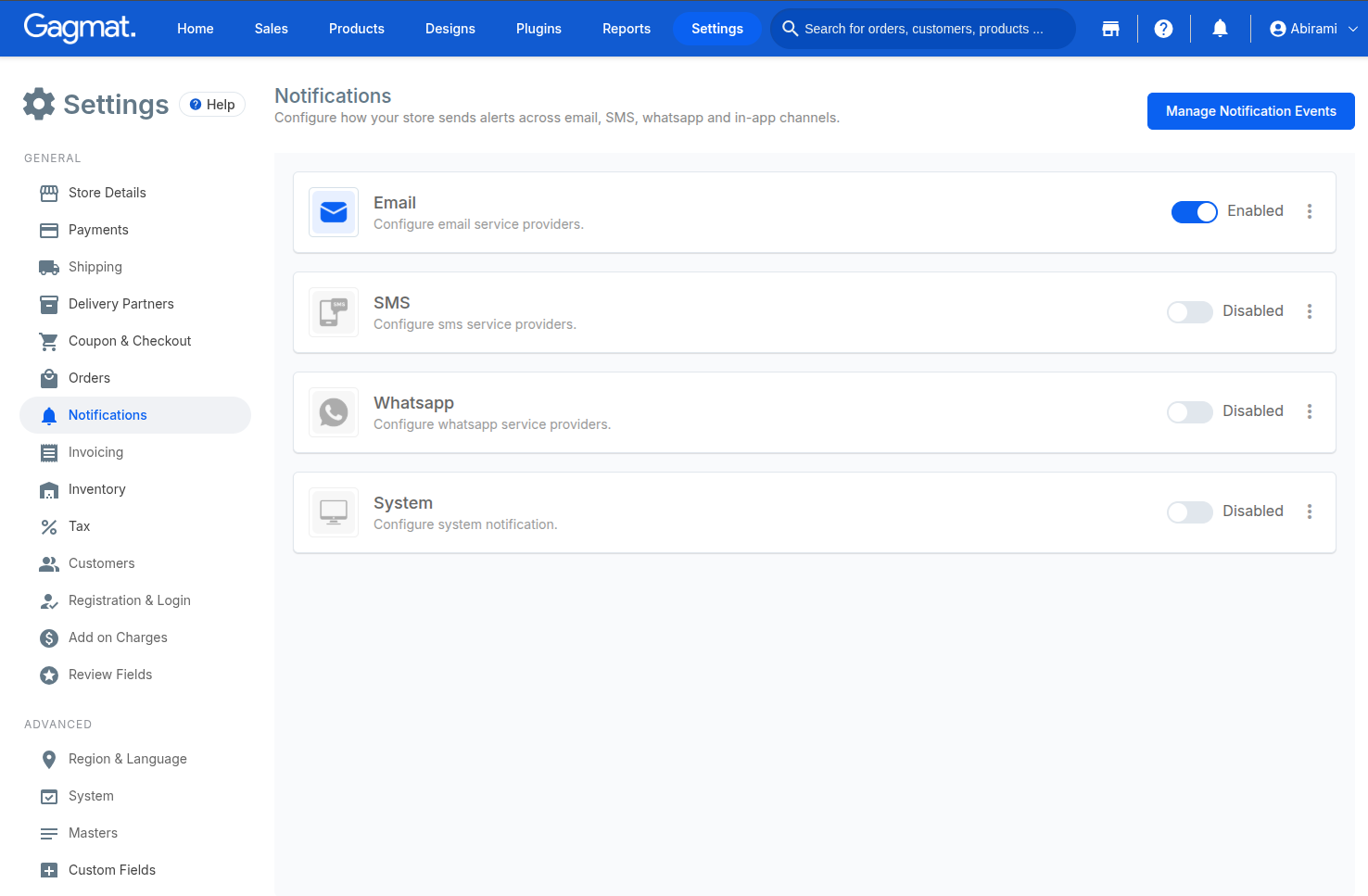 How do I enable Email Notifications?